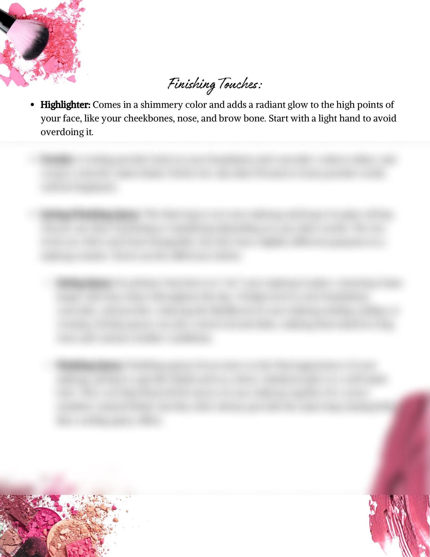 The Quick Beauty Guide