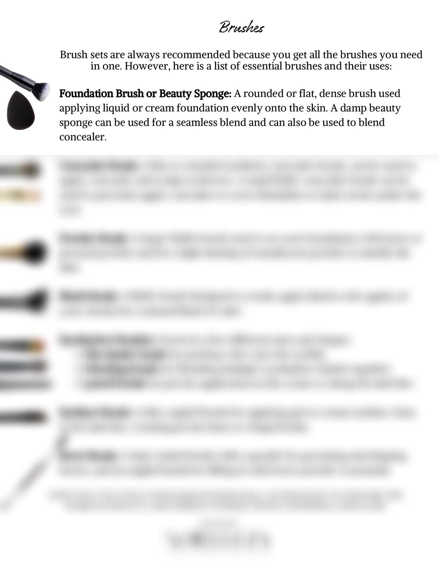 The Quick Beauty Guide