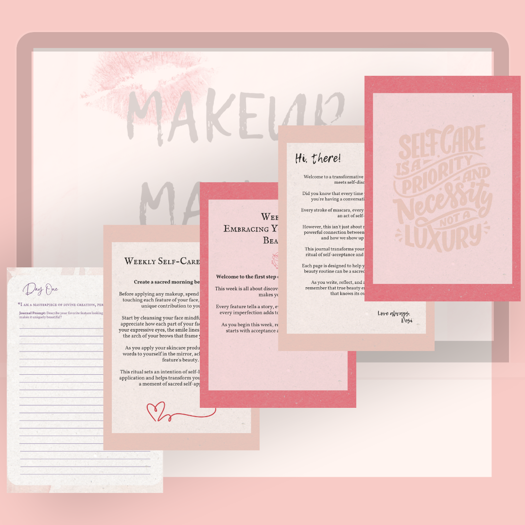 Makeup & Mantras: 30 Days Of Beauty Affirmations & Journal Prompts For  Self-Love & Self-Care